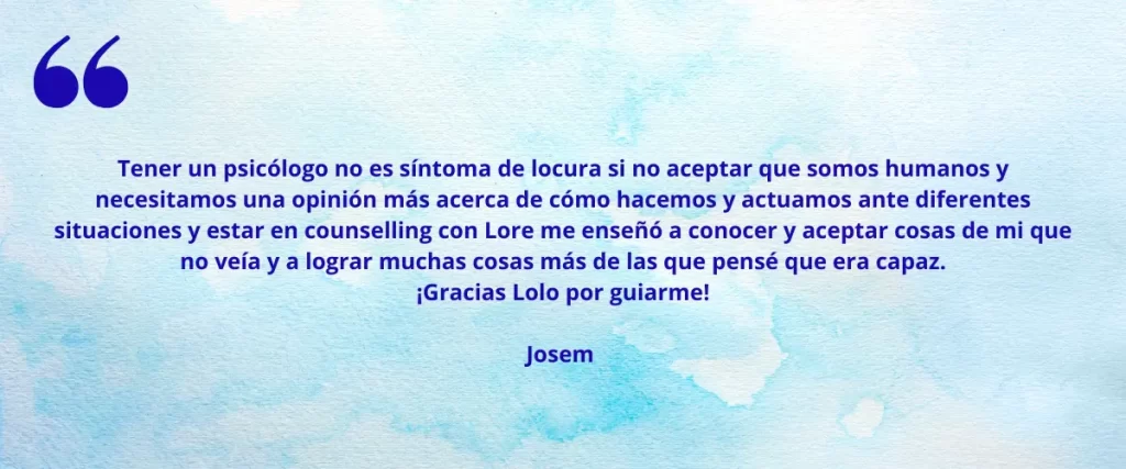 Testimonio, artistas, creativos, salud mental, psicologia para artista, psicologia para creativos, lolo castany, lorena castany